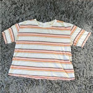 hollister striped t shirt